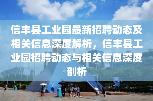 信丰县工业园最新招聘动态及相关信息深度解析，信丰县工业园招聘动态与相关信息深度剖析