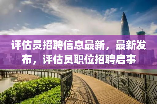 评估员招聘信息最新，最新发布，评估员职位招聘启事
