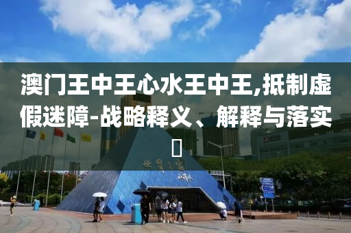 澳门王中王心水王中王,抵制虚假迷障-战略释义、解释与落实​