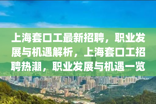 上海套口工最新招聘，职业发展与机遇解析，上海套口工招聘热潮，职业发展与机遇一览山东水清源环保科技有限公司