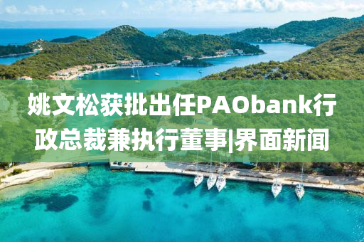 姚文松获批出任PAObank行政总裁兼执行董事|界面新闻