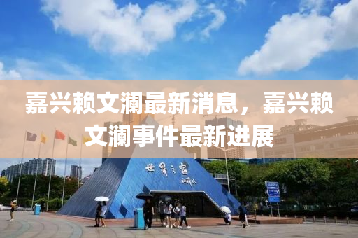 嘉兴赖文澜最新消息，嘉兴赖文澜事件最新进展山东水清源环保科技有限公司