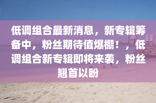 低调组合最新消息，新专辑筹备中，粉丝期待值爆棚！，低调组合新专辑即将来袭，粉丝翘首以盼山东水清源环保科技有限公司