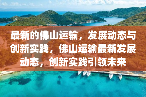 最新的佛山运输，发展动态与创新实践，佛山运输最新发展动态，创新实践引领未来山东水清源环保科技有限公司