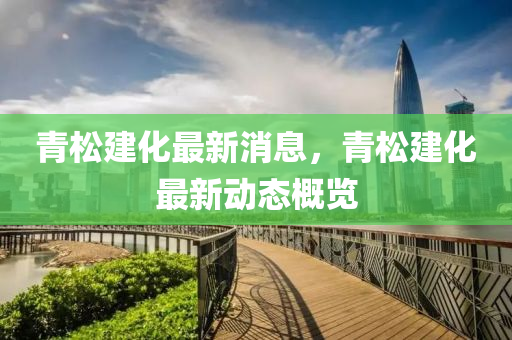 青松建化最新消息，青松建化最新动态概览山东水清源环保科技有限公司