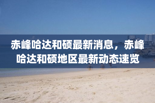 赤峰哈达和硕最新消息，赤峰哈达和硕地区最新动态速览山东水清源环保科技有限公司