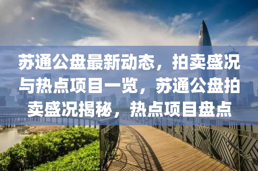 苏通公盘最新动态，拍卖盛况与热点项目一览，苏通公盘拍卖山东水清源环保科技有限公司盛况揭秘，热点项目盘点