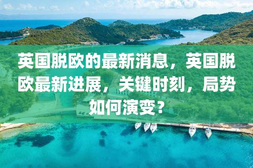 英国脱欧的最新消息，英国脱欧最新进展，关键时刻，局势如何演变？