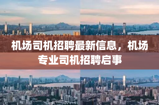 机场司机招聘最新信息，机场专业司机招聘启事