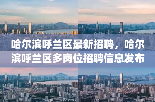 哈尔滨呼兰区最新招聘，哈尔滨呼兰区多岗位招聘信息发布