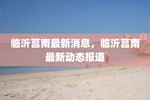 临沂莒南最新消息，临沂莒南最新动态报道