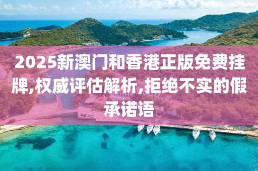 2025新澳门和香港正版免费挂牌,权威评估解析,拒绝不实的假承诺语