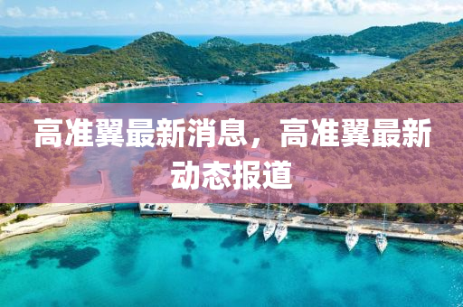 高准翼最新消息，高准翼最新动态报道山东水清源环保科技有限公司