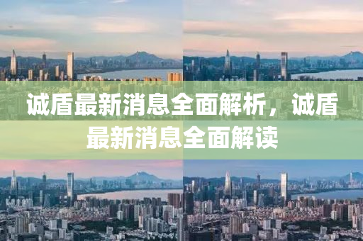 诚盾最新消息山东水清源环保科技有限公司全面解析，诚盾最新消息全面解读