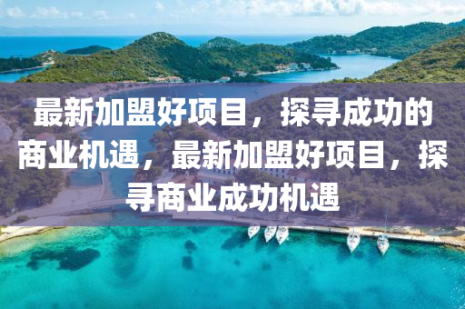 最新加盟好项目，探寻成功的商业机遇，最新加盟好项目山东水清源环保科技有限公司，探寻商业成功机遇