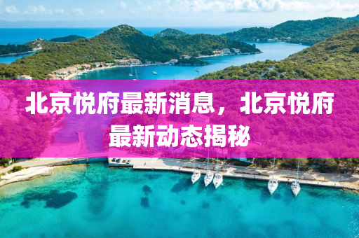 北京悦府最新消息，北京悦府最新动态揭秘